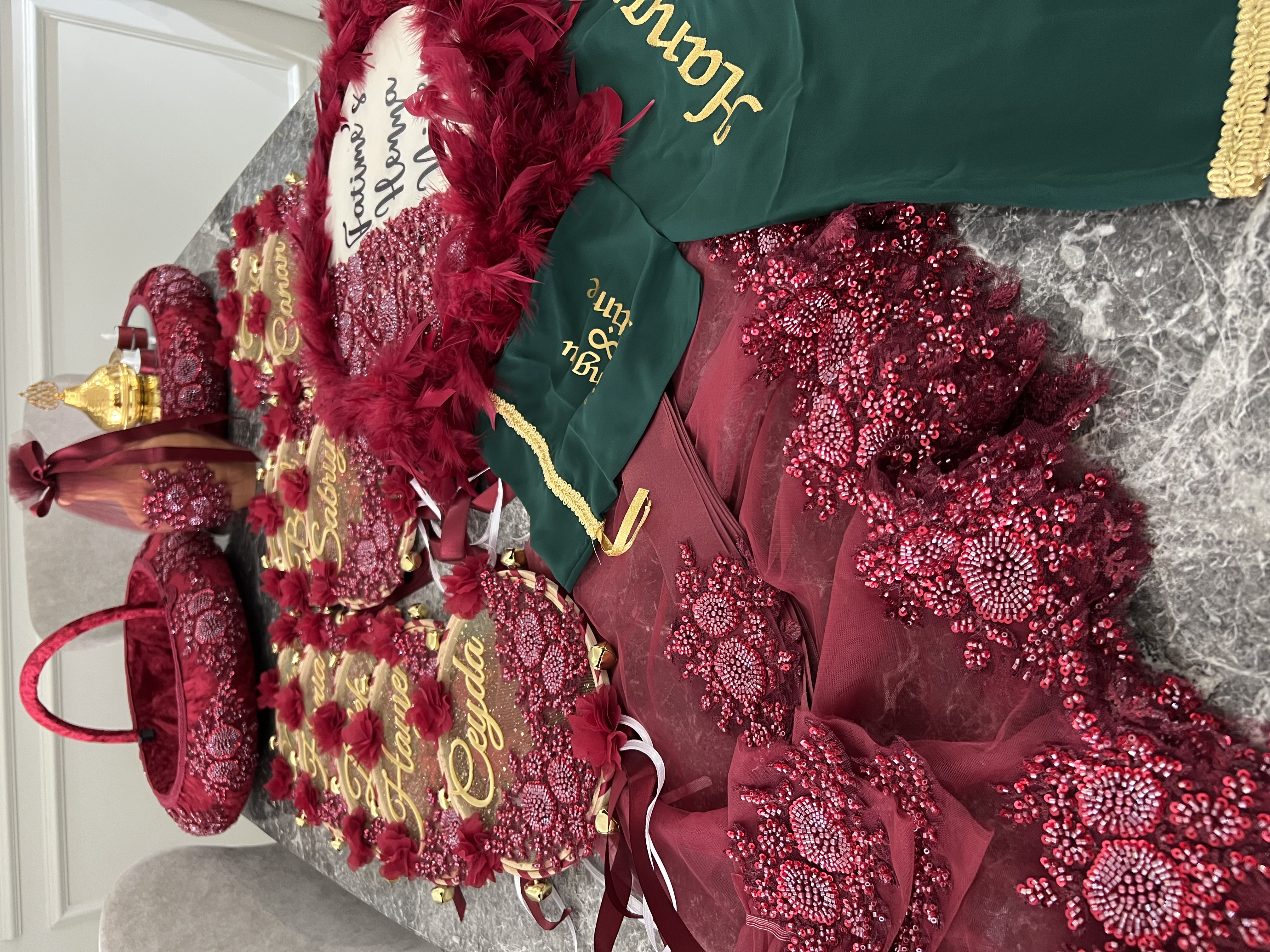 Fatime Bordo Kına Seti