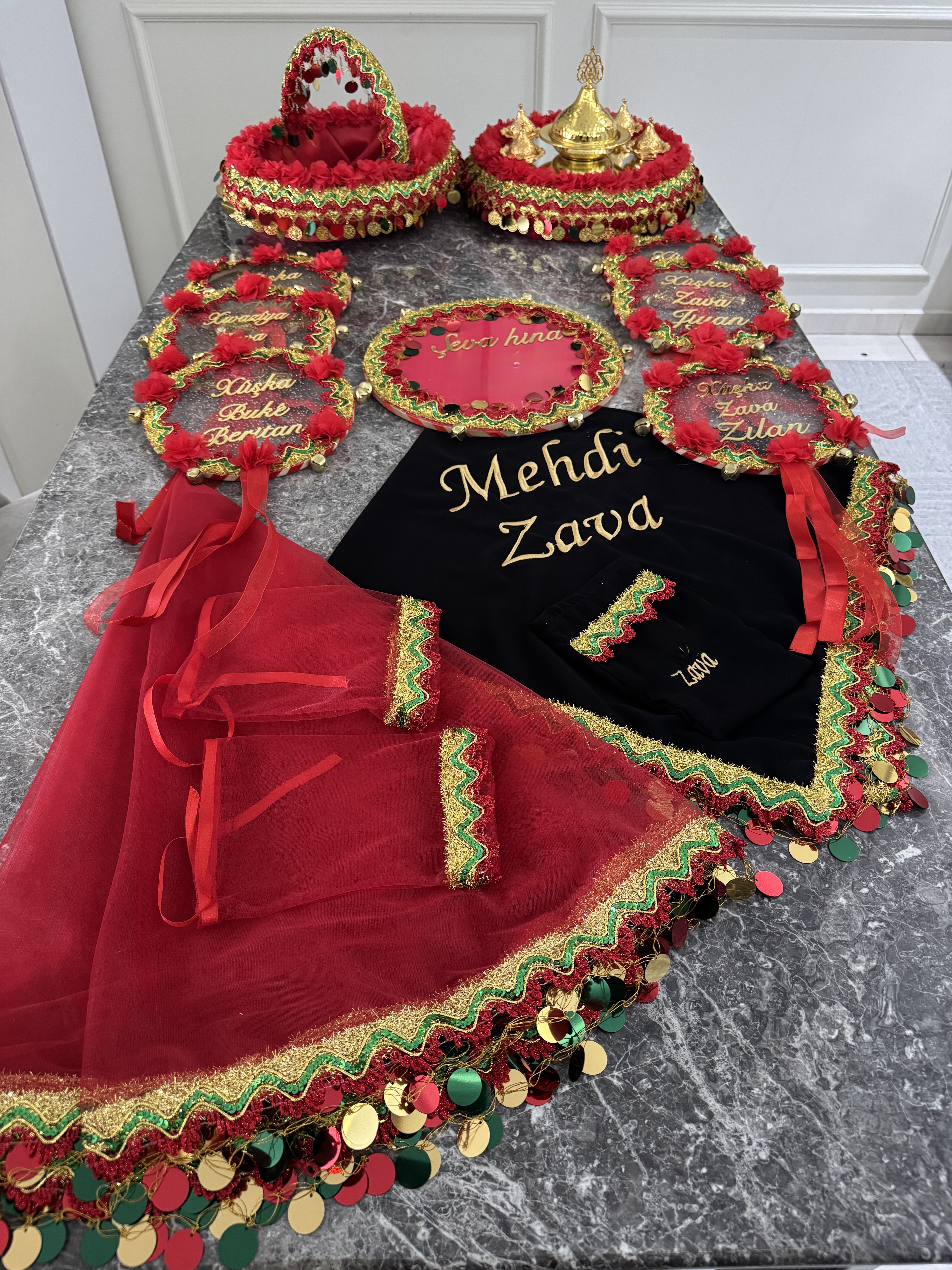 Yöresel Kına Seti-Zeycan