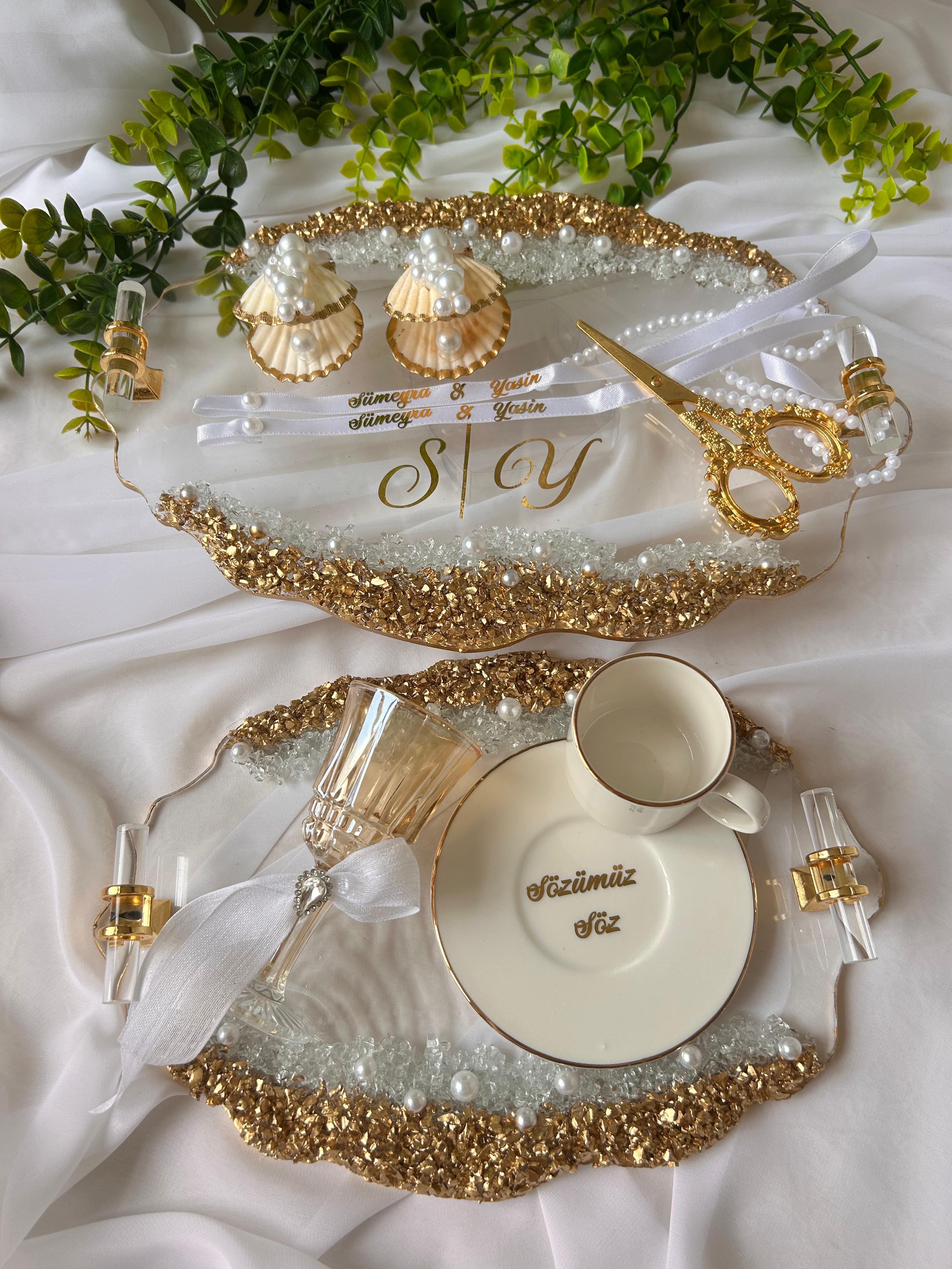 Gold Nişan Tepsisi ve Damat Kahvesi/1