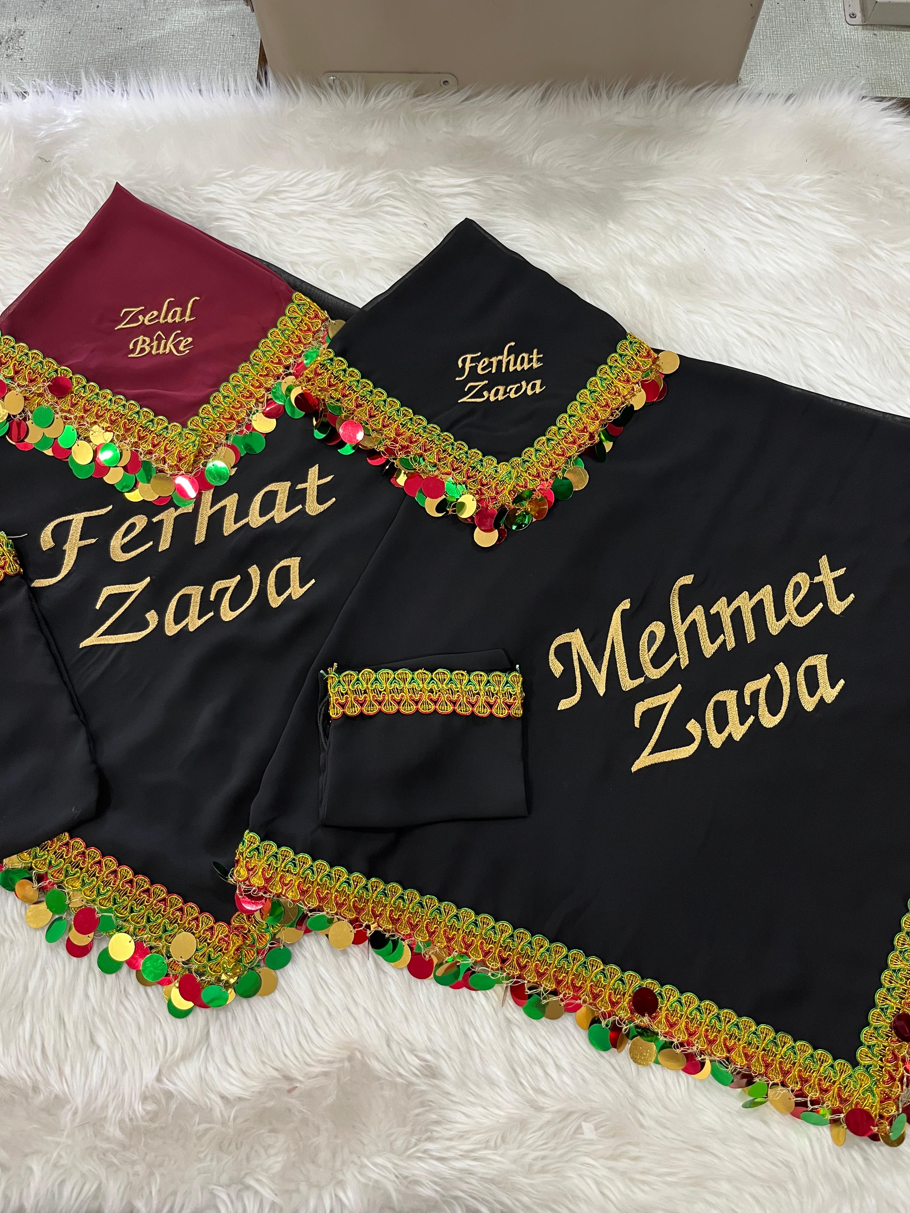 Yöresel Damat Şal ve Eldiven