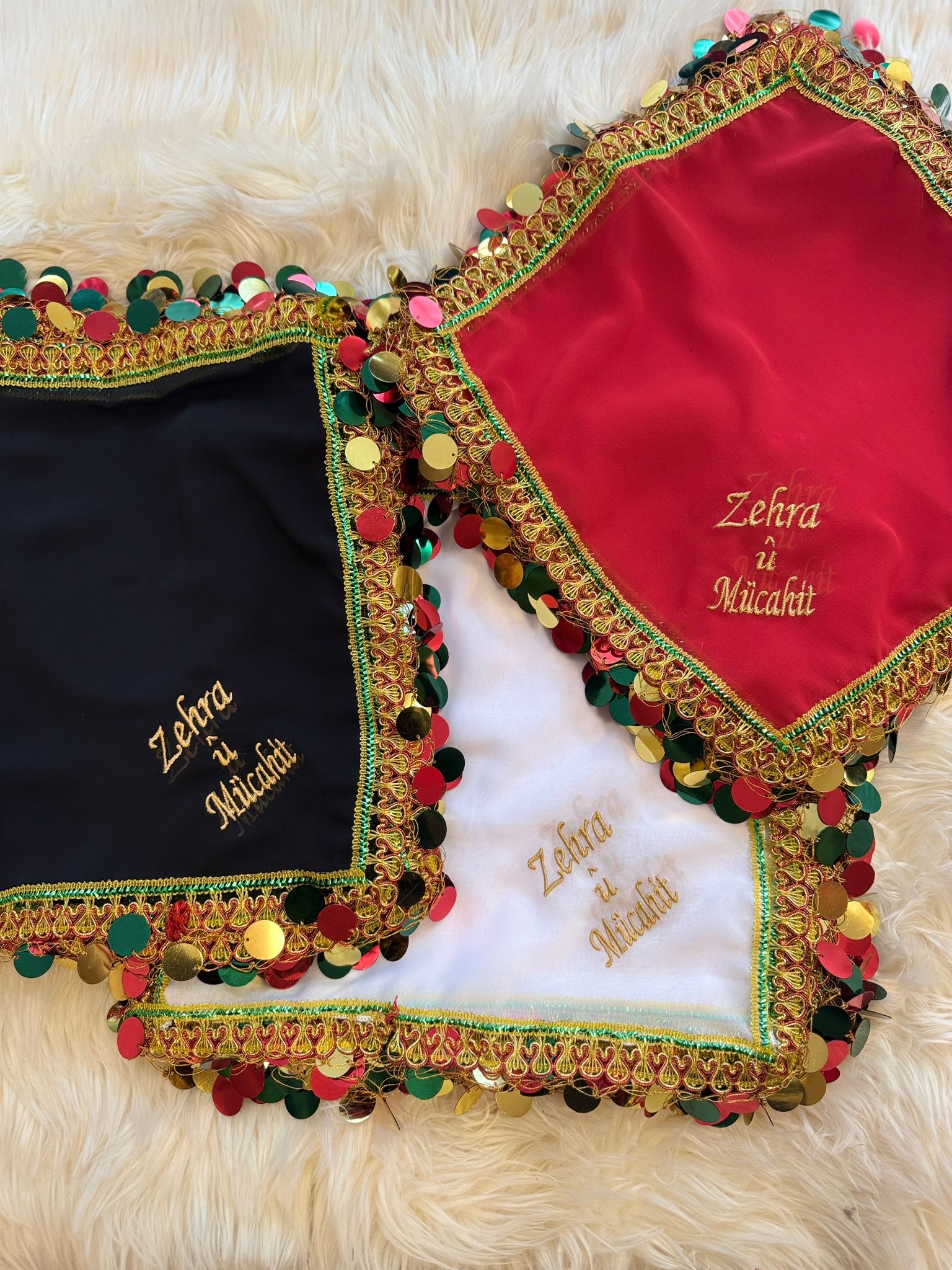 Yöresel Renkli Halay Mendili-5